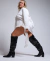 Bota Plus Size 4 em 1 Preta