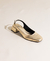 Sapatilha Slingback Duo Dourada na internet