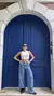 Jean Wide Afterglow Indigo Denim - Grow Life Patagonia