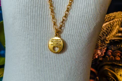 Colar Semijoia Ho'oponopono Coração vazado - comprar online