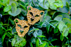 Brinco Feminino Dourado de Onça - Loja Portal Diamond Acessórios 