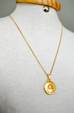 Colar Semijoia Signo Libra - comprar online