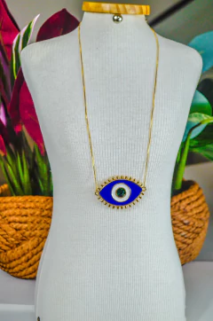 Colar Semijoia Olho Grego