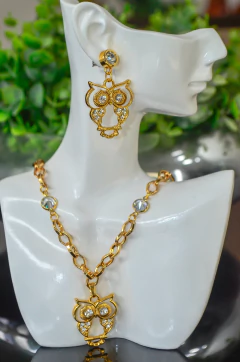 Conjunto Corujinha - Loja Portal Diamond Acessórios 