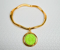 Bracelete São Bento Dourado e Verde - loja online