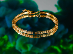 Pulseira Semijoia Tubo Vazado - comprar online