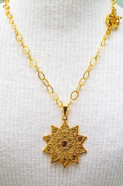 Colar Semijoia Mandala - Loja Portal Diamond Acessórios 