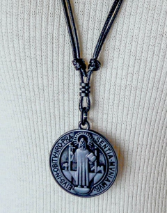 Colar São Bento Preto (Unissex) - comprar online