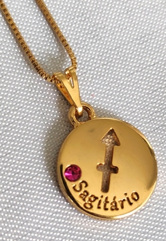 Colar Semijoia Signo Sagitáriio na internet