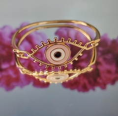 Bracelete Olho Grego Rosa