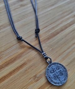 Cordão Medalha São Bento Grafite