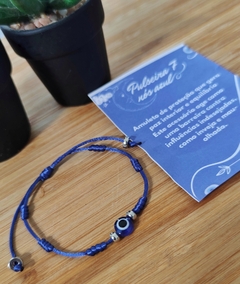 Pulseira Kabbalah 7 nós com Olho Grego de proteção na internet