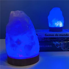 LUMINÁRIA LUZ COLORIDA - QUARTZO ROSA - loja online