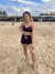 Shorts duplo Flow açaí e lilás - Ste Fitwear