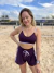 Shorts duplo Flow açaí e lilás na internet