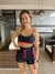 Shorts duplo Flow azul petróleo e melancia - loja online