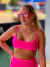 Top Trança Pink Neon