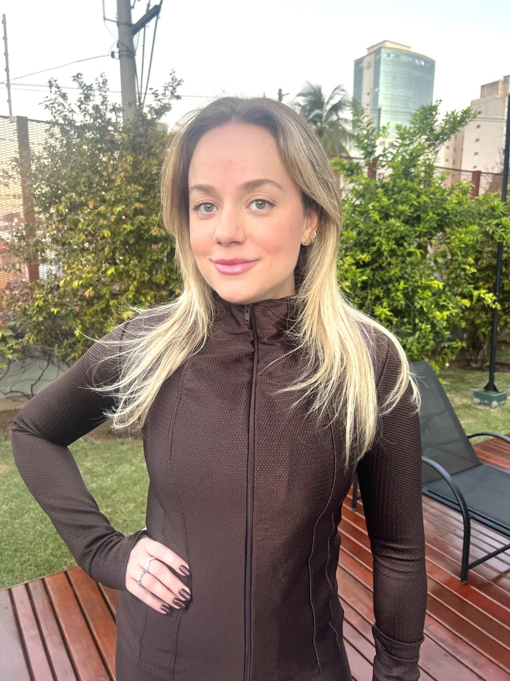 Casaco Movement Cacau