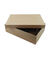 Caixa Lisa 35x25x8 mdf Cru Tampa Sapato