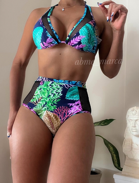 Bikini tiro alto