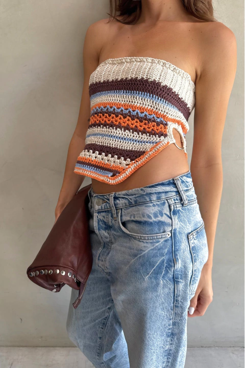 TOP EDEN TEJIDO A MANO - comprar online