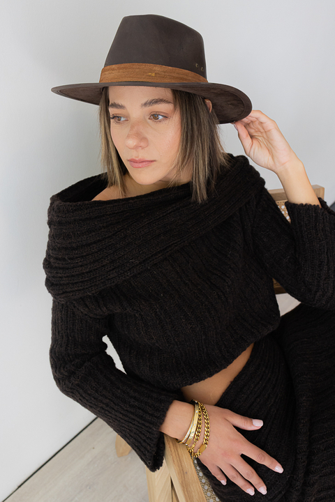 Sweater ERYN chocolate - comprar online