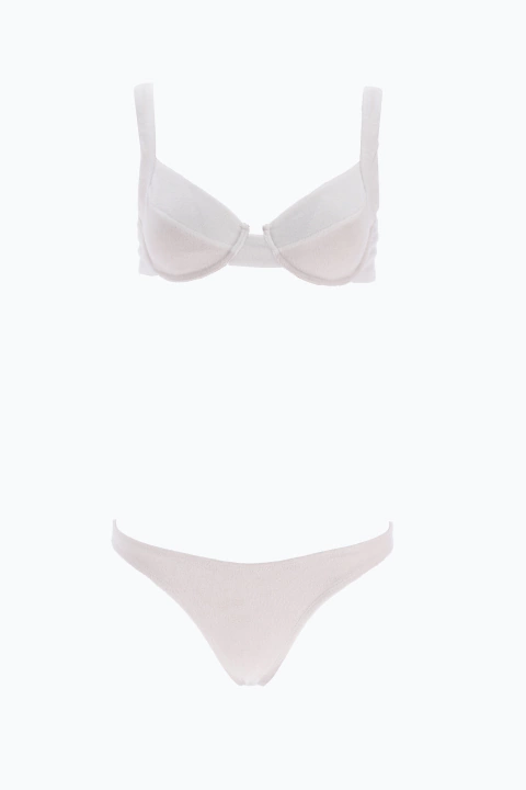 Bikini con corpiño de aro y breteles gruesos