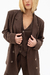 Blazer sastrero con botones y bolsillos delanteros
