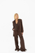 Blazer sastrero con botones y bolsillos delanteros