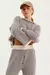 Sweater y pantalon largo, tejido con rayas zig-zag