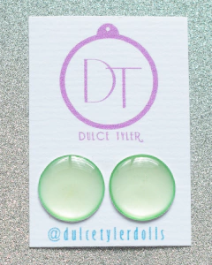 Eyechips pra Blythe EYEB045 leitoso verde