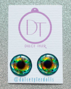 Blythe Eyechips EYEB008SH Holographic Turquoise EYEB008S