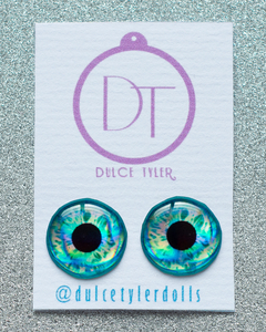 Eyechips pra Blythe EYEB029S Holográfico Turquesa