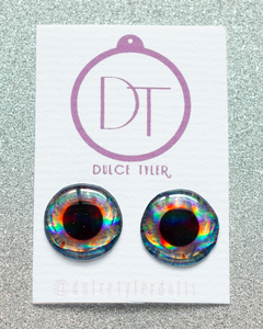 Eyechips pra Blythe EYEB039M Holográfico Cinza Azulado