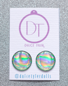 Eyechips pra Blythe EYEB045H leitoso holográfico verde