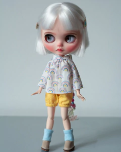 Bata branca arco-íris - comprar online