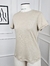 Ref.: BF109 - T-shirt feminina gola careca, manga curta com debrum - comprar online