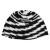 BEANIE CROCHÊ BLACK/WHITE