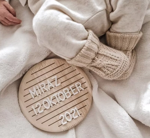 Placa Mêsversário Customizável - comprar online