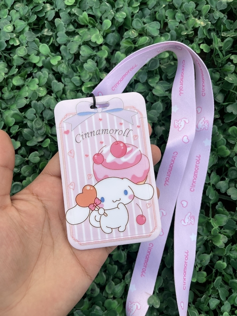 Cinnamoroll Rosa Porta Sube c/ Colgante - comprar online
