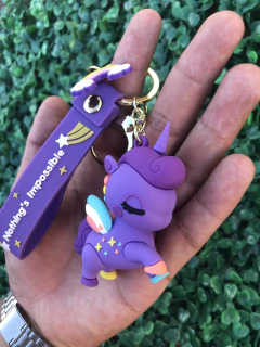 Unicornio Violeta Llavero - comprar online