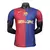 Camisa-Barcelona-Home-Travis-Scott-jogador-24-25-vermelha-azul