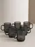 TAZA DE VIDRIO NEGRA 350CC CAJA X 6 UNIDADES en internet