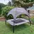 CAMA EN ALTURA PARA EXTERIOR CON TECHO PARA PERROS TALLE L - On! Care Shop