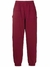 Calça em moletom leve estonado Vinho - ShowStok
