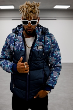 Campera de Hombre Combinada 100 % impermeable - Di Furore - Indumentaria en tendencia 