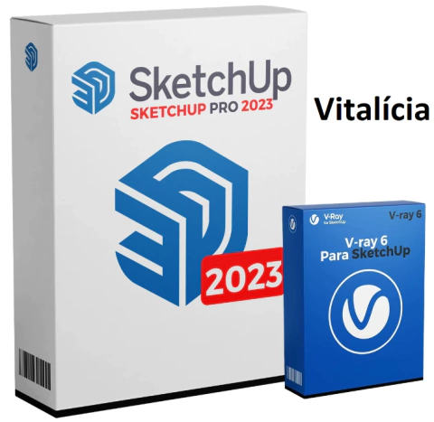 Sketshup 2023 Pro Vitalício Instalação Fácil e Suporte