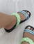 Papete Maxi Tranças Verde - comprar online