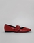 Sapatilha Maxi Fivela Verniz Vermelho - Rose Almeida Calçados