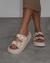 Papete Fivela Envernizada Off White
